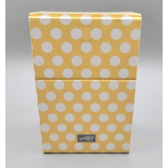 Stampin' Up Recipes By Design Box Cards Dividers Polka Dots Case Magnetic Close - Picture 2 of 7